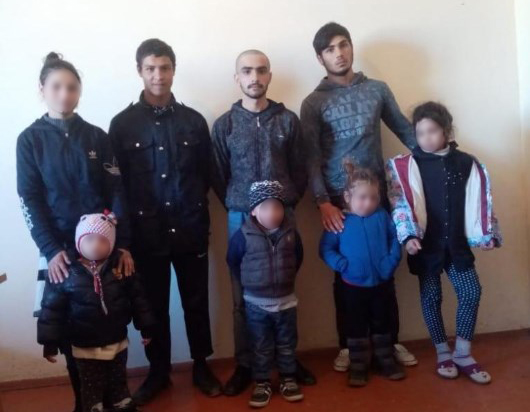 Eight people detained for an attempt to cross Azerbaijan-Georgia state border illegally