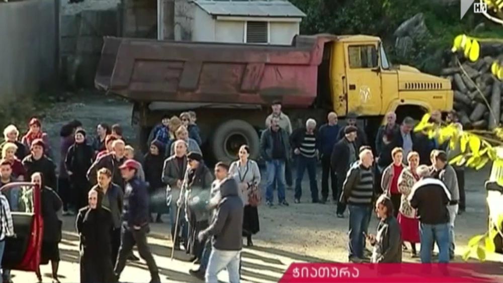 შუქრუთის მოსახლეობის პროტესტი