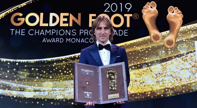 ლუკა მოდრიჩი Golden Foot 2019 - ის მფლობელია