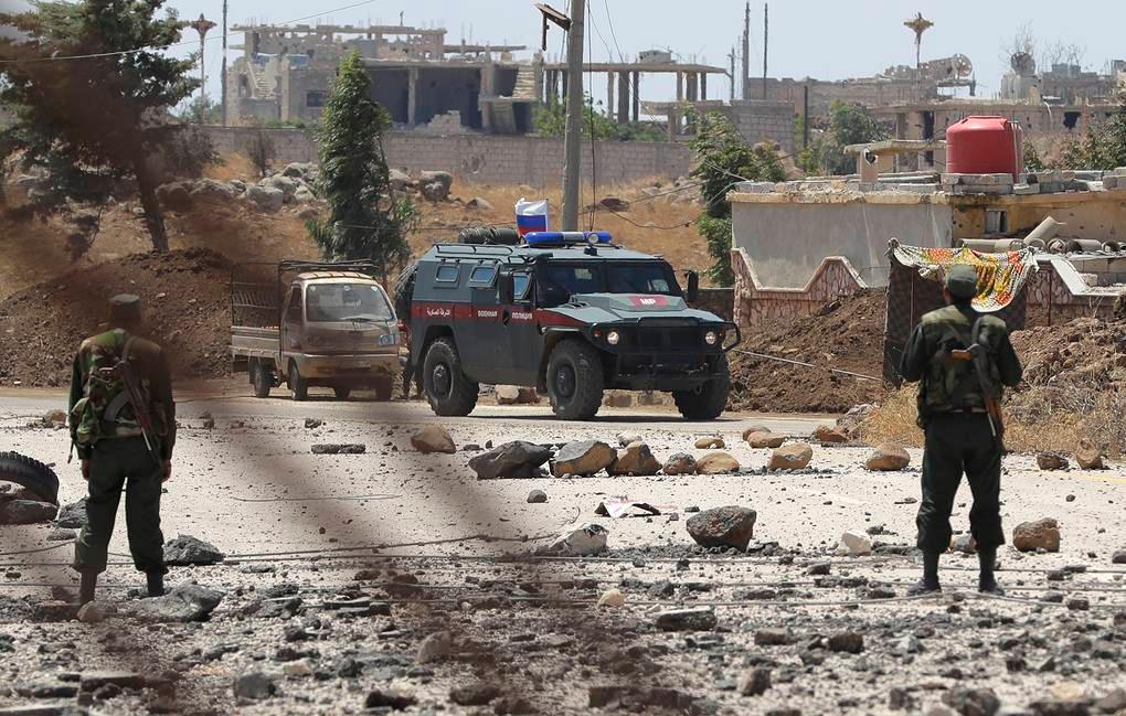 სირიაში რუსი სამხედროების ჯავშანმანქანა ააფეთქეს