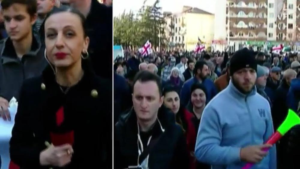 ოპოზიციის აქცია ქუთაისში