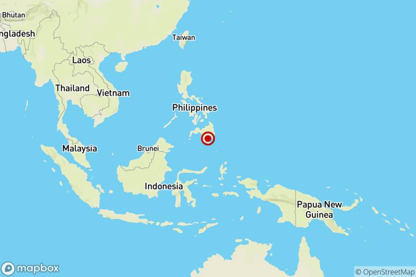 ფილიპინებზე 6,8 მაგნიტუდის მიწისძვრა მოხდა