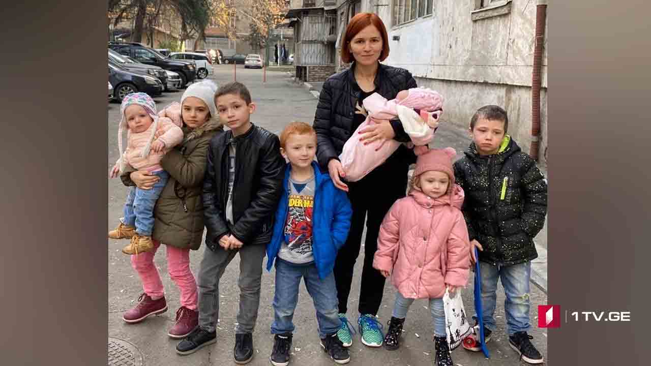 შვიდი შვილის 34 წლის დედა