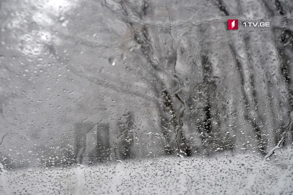 თბილისში ამაღამ ნალექი, ზამთრის კურორტებზე კი თოვლია მოსალოდნელი