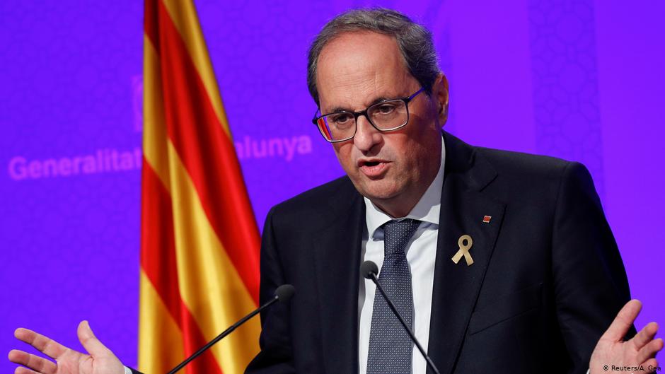ესპანეთის საარჩევნო კომისიამ კატალონიის მთავრობის ლიდერს მანდატი ჩამოართვა