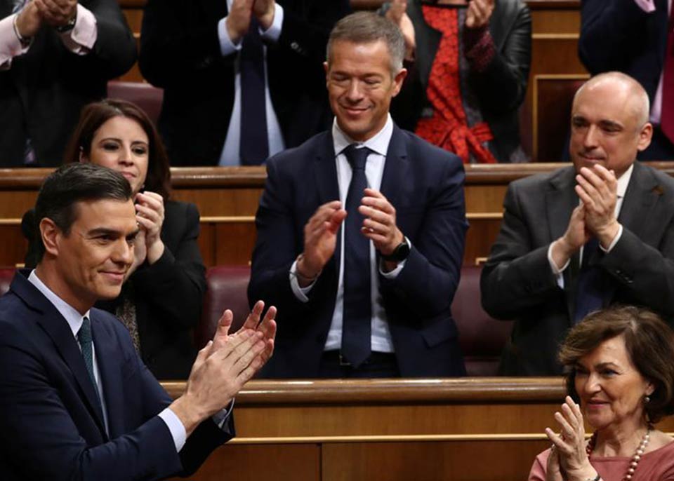 ესპანეთის პარლამენტმა პრემიერ-მინისტრად პედრო სანჩესის დანიშვნას მხარი არ დაუჭირა