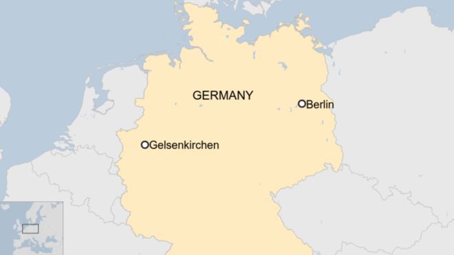 გერმანიაში დანით შეიარაღებული მამაკაცი პოლიციელებს თავს დაესხა