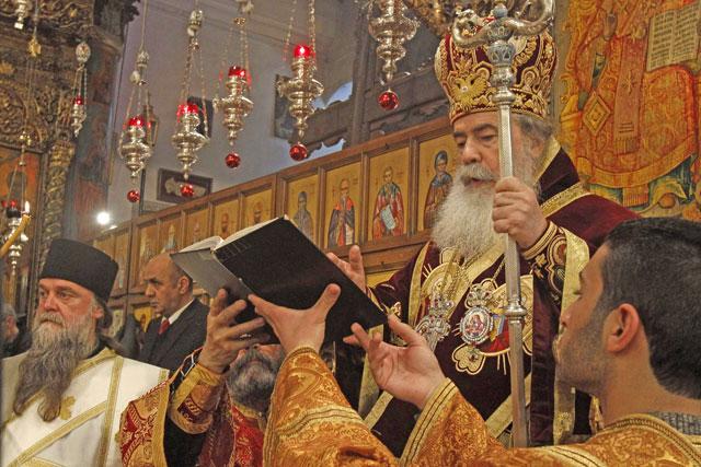 შობის დღესასწაულს აღნიშნავენ მართლმადიდებელი ქრისტიანები ბეთლემში