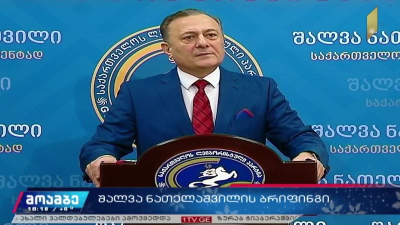 შალვა ნათელაშვილი ირანთან უვიზო რეჟიმის გაუქმებას ითხოვს