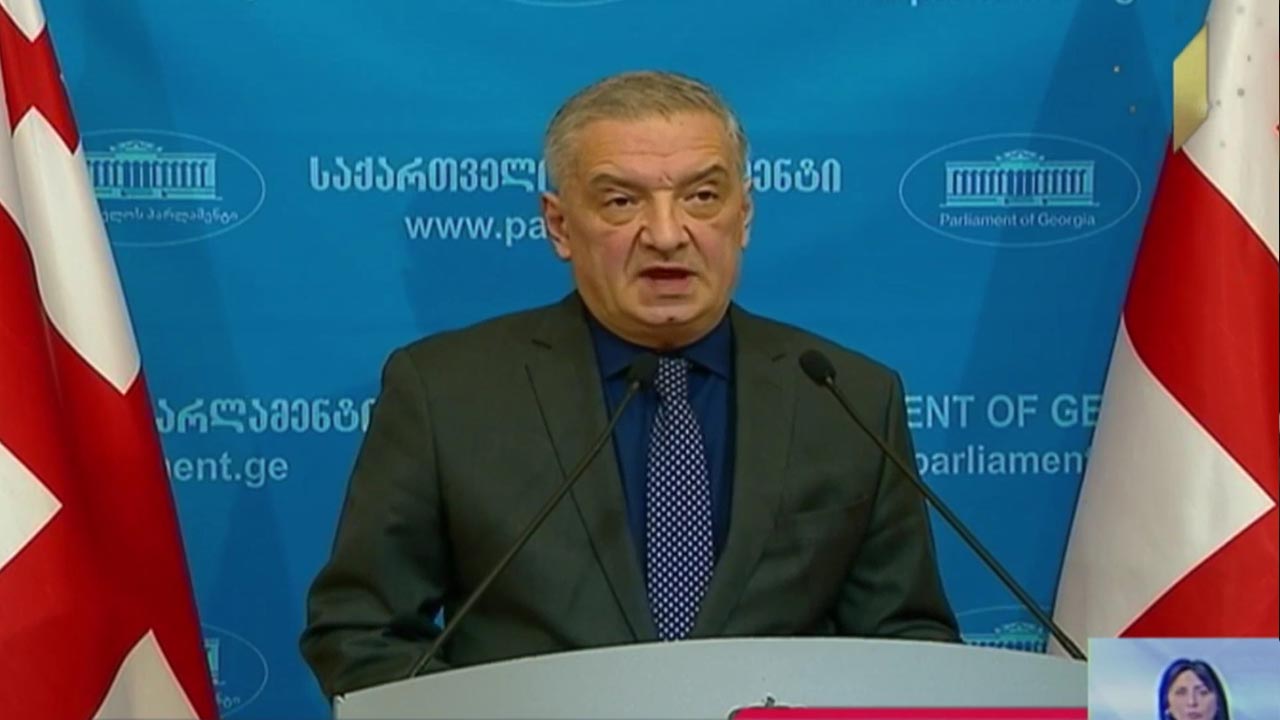საპარლამენტო უმრავლესობის ლიდერის განცხადება