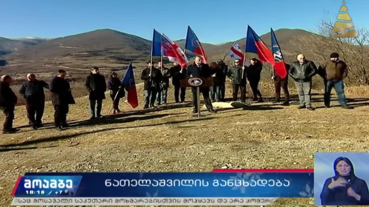 შალვა ნათელაშვილის განცხადება