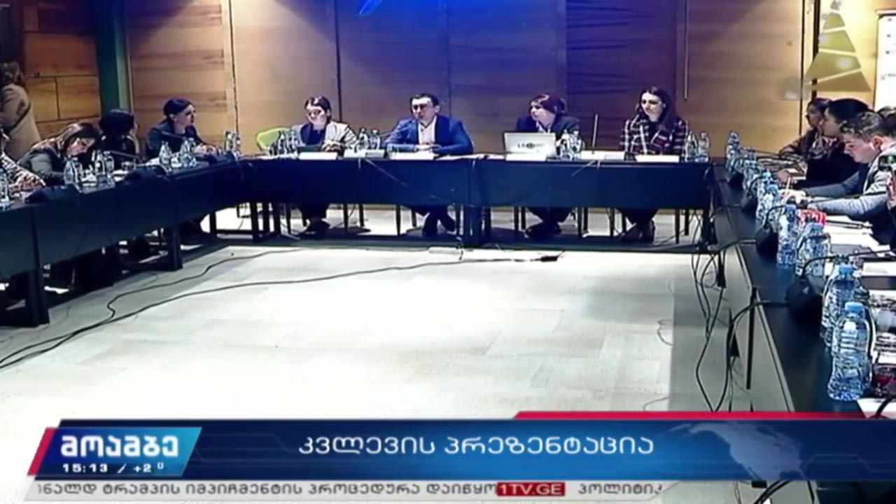 კვლევის პრეზენტაცია