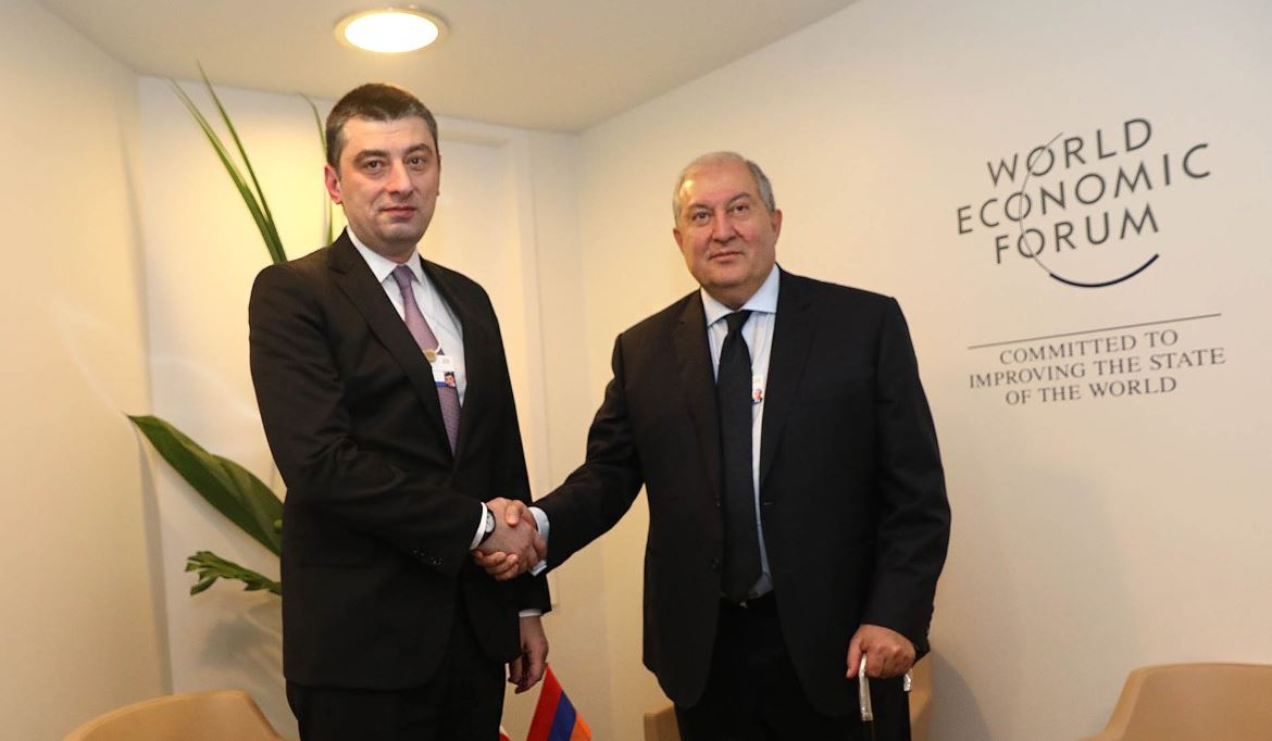 გიორგი გახარია არმენ სარქისიანს შეხვდა