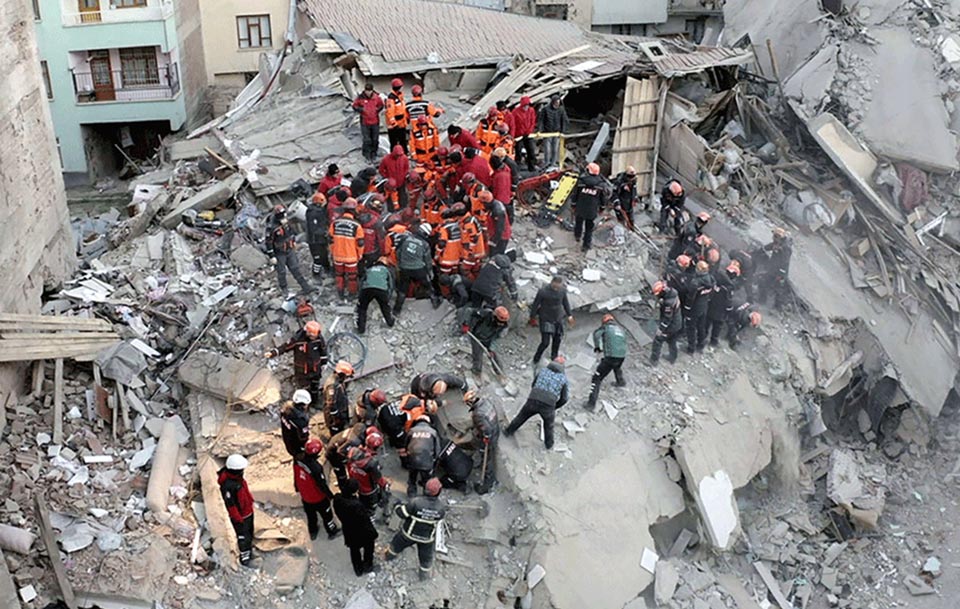 თურქეთში მიწისძვრის შედეგად გარდაცვლილთა რიცხვი 35-მდე გაიზარდა