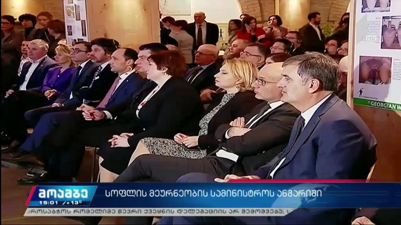 სოფლის მეურნეობის სამინისტროს ანგარიში