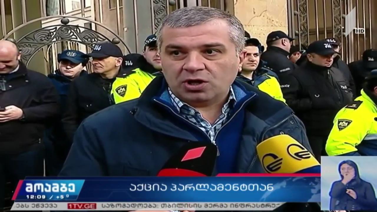  „ევროპული საქართველოს“ აქცია პარლამენტთან