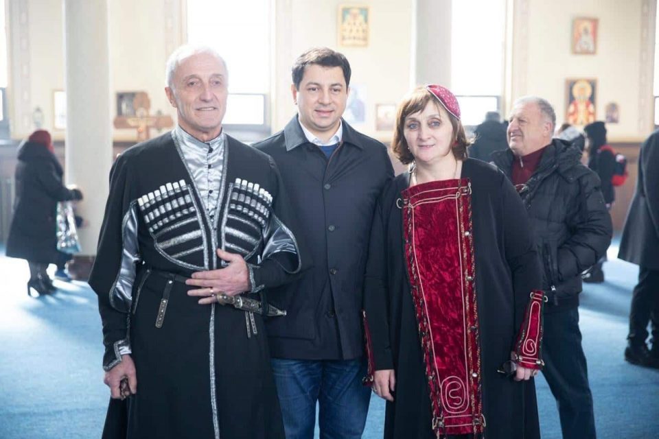 არჩილ თალაკვაძე ფილადელფიაში დავითობის წირვას და საზეიმო ტრაპეზს დაესწრო