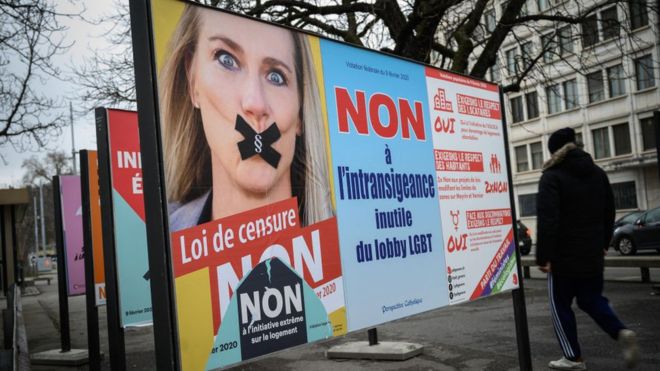 შვეიცარიის მოსახლეობამ რეფერენდუმზე ანტიჰომოფობიურ კანონპროექტს მხარი დაუჭირა