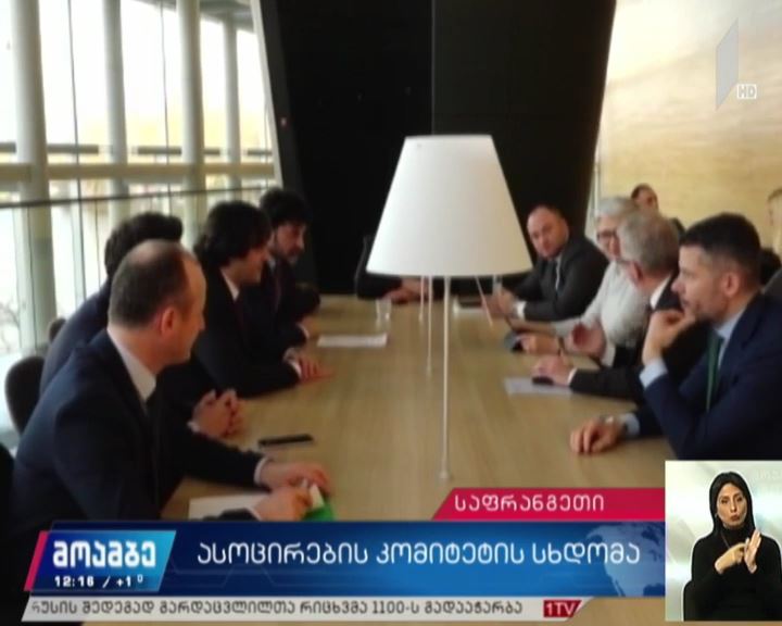 დღეს სტრასბურგში ასოცირების კომიტეტის სხდომა გაიმართება