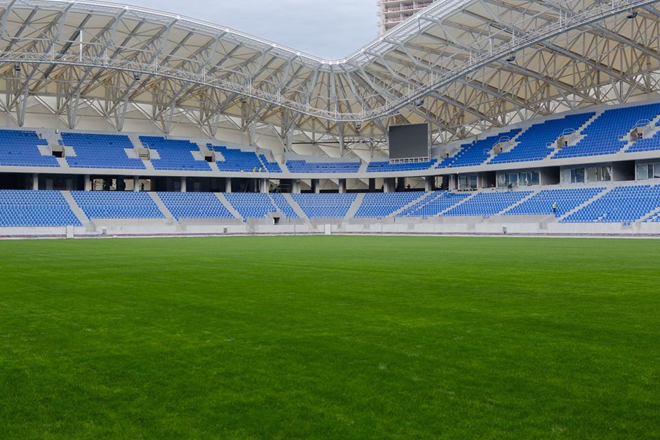 ბათუმის სტადიონზე პერიმეტრის მოწესრიგება მიმდინარეობს (ვიდეო)