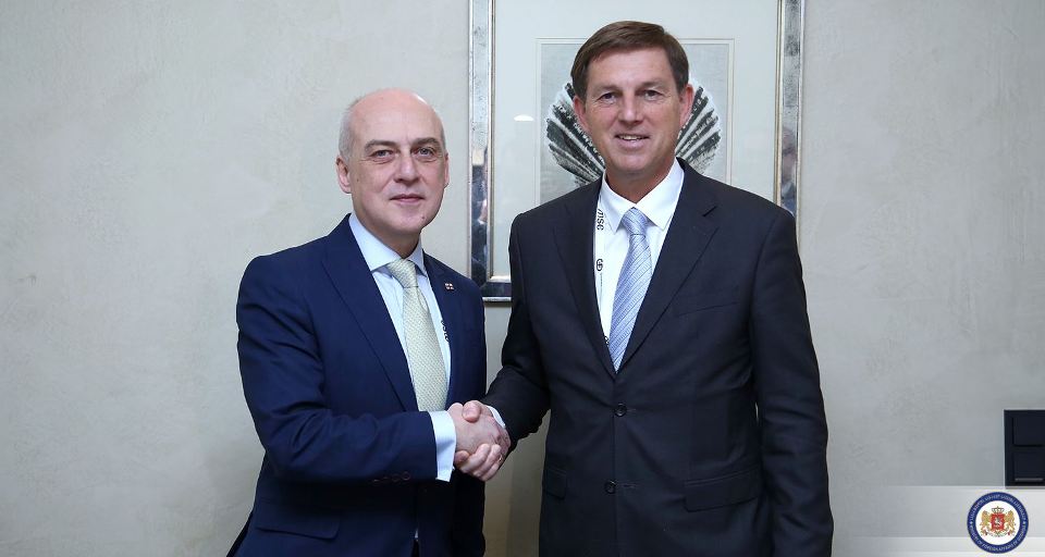 დავით ზალკალიანი სლოვენიელ კოლეგას შეხვდა