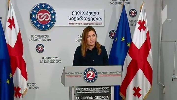 „ევროპული საქართველოს“ ბრიფინგი