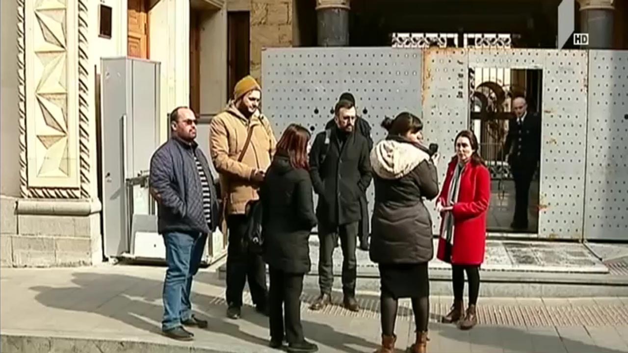 ფროფკავშირების აქცია