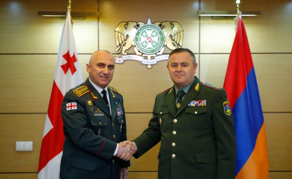 სომხეთის შეიარაღებული ძალების გენშტაბის უფროსი საქართველოში ვიზიტით იმყოფება