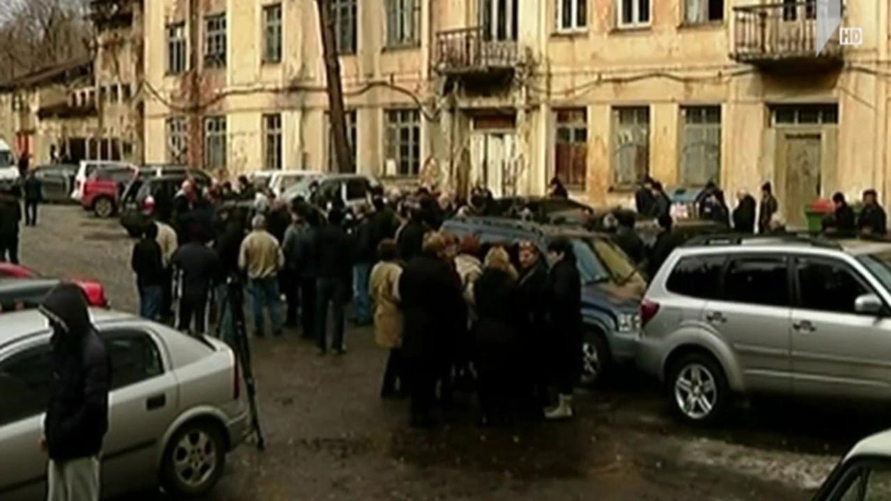ტყიბულელი მეშახტეების პროტესტი 