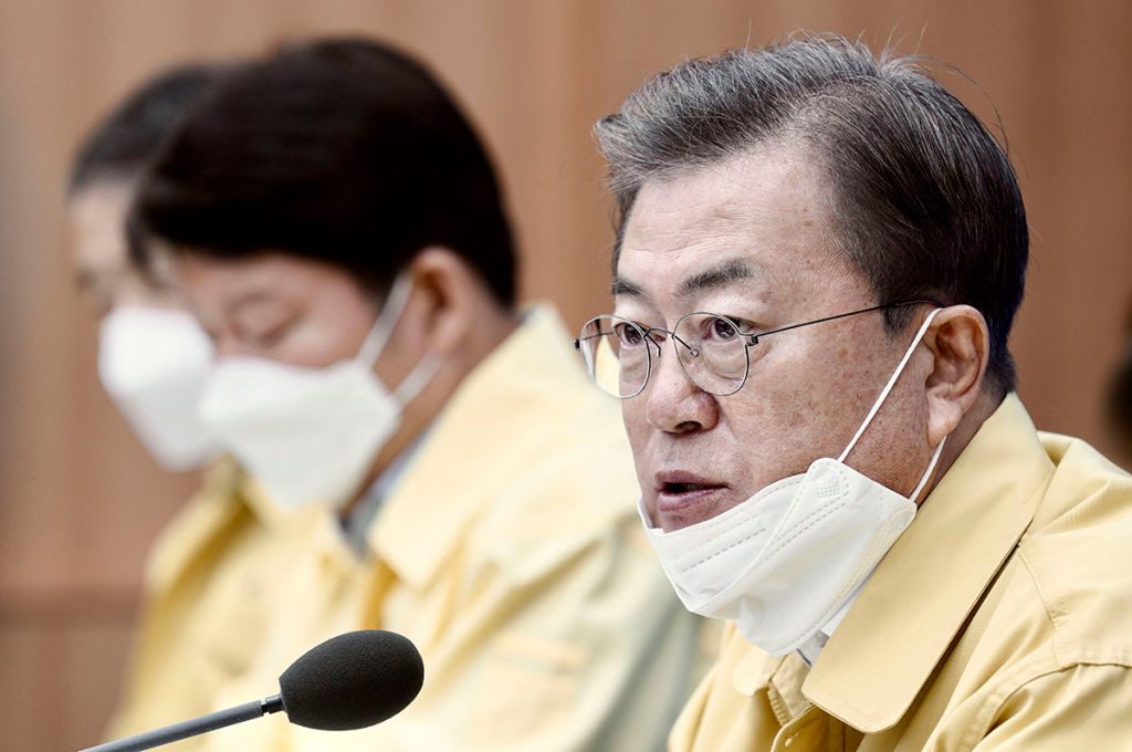სამხრეთ კორეის პრეზიდენტმა ქვეყანაში სამედიცინო ნიღბების დეფიციტის გამო ბოდიში მოიხადა