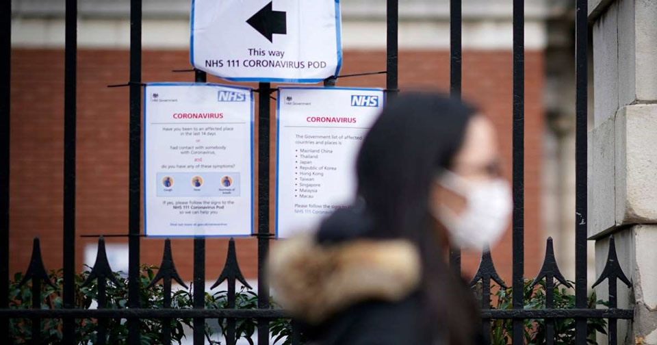 ბრიტანეთში კორონავირუსით გარდაცვალების პირველი შემთხვევა დაფიქსირდა