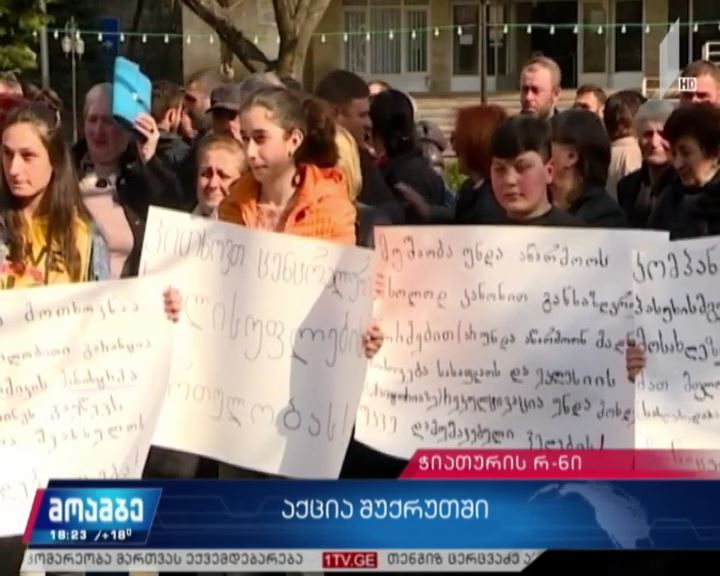 „შეგვინარჩუნეთ სიცოცხლე“ - აქცია ჭიათურაში