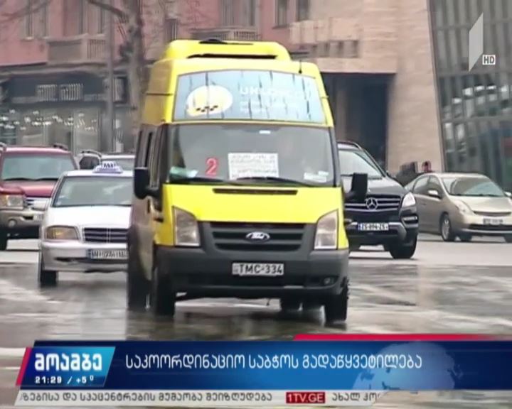 საკოორდინაციო საბჭოს გადაწყვეტილება 