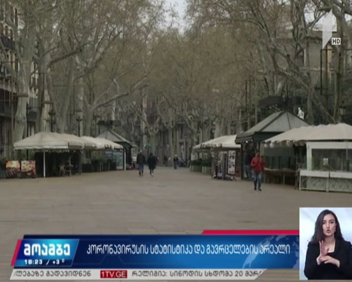 კორონავირუსის სტატისტიკა და გავრცელების არეალი
