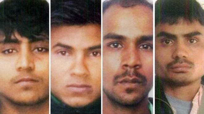 ინდოეთში 23 წლის სტუდენტის ჯგუფურად გაუპატიურებისთვის გასამართლებული ოთხი პირი სიკვდილით დასაჯეს