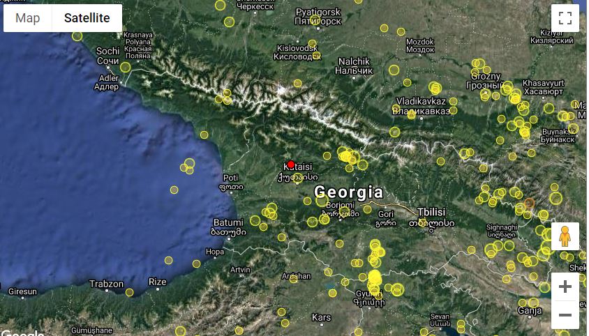 Gürcüstanda   zəlzələ  baş verib