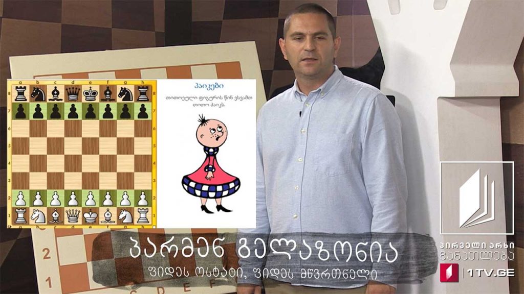 #ჭადრაკი მეხუთე გაკვეთილი, ფიგურების განლაგება – 11 აპრილი, 2020 #ტელესკოლა