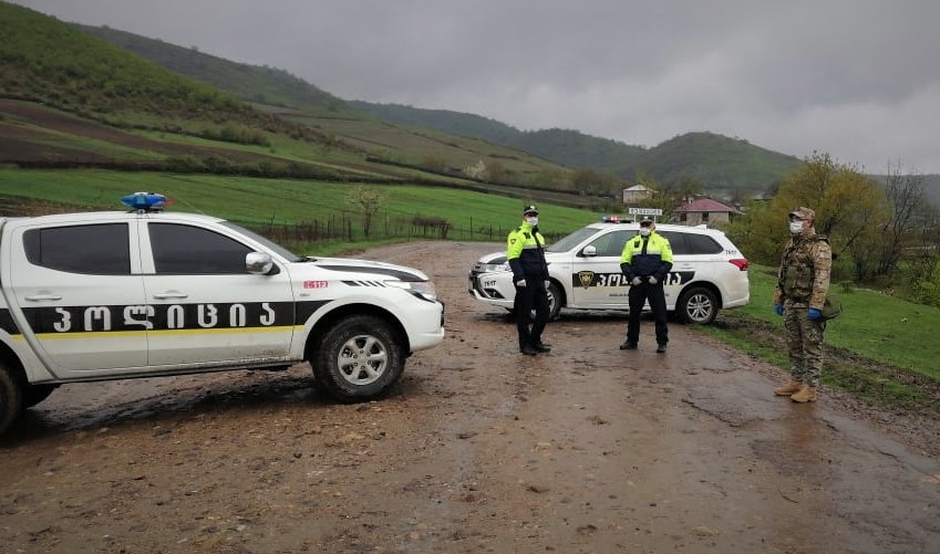 ბოლნისის მუნიციპალიტეტის სამ სოფელში მკაცრი საკარანტინო რეჟიმის აღსრულებას პოლიცია უზრუნველყოფს