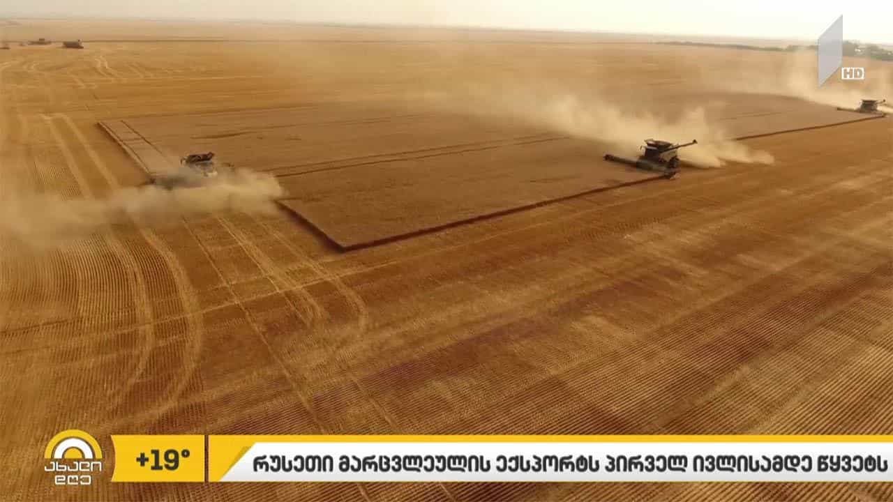 რუსეთი მარცვლეულის ექსპორტს პირველ ივლისამდე წყვეტს