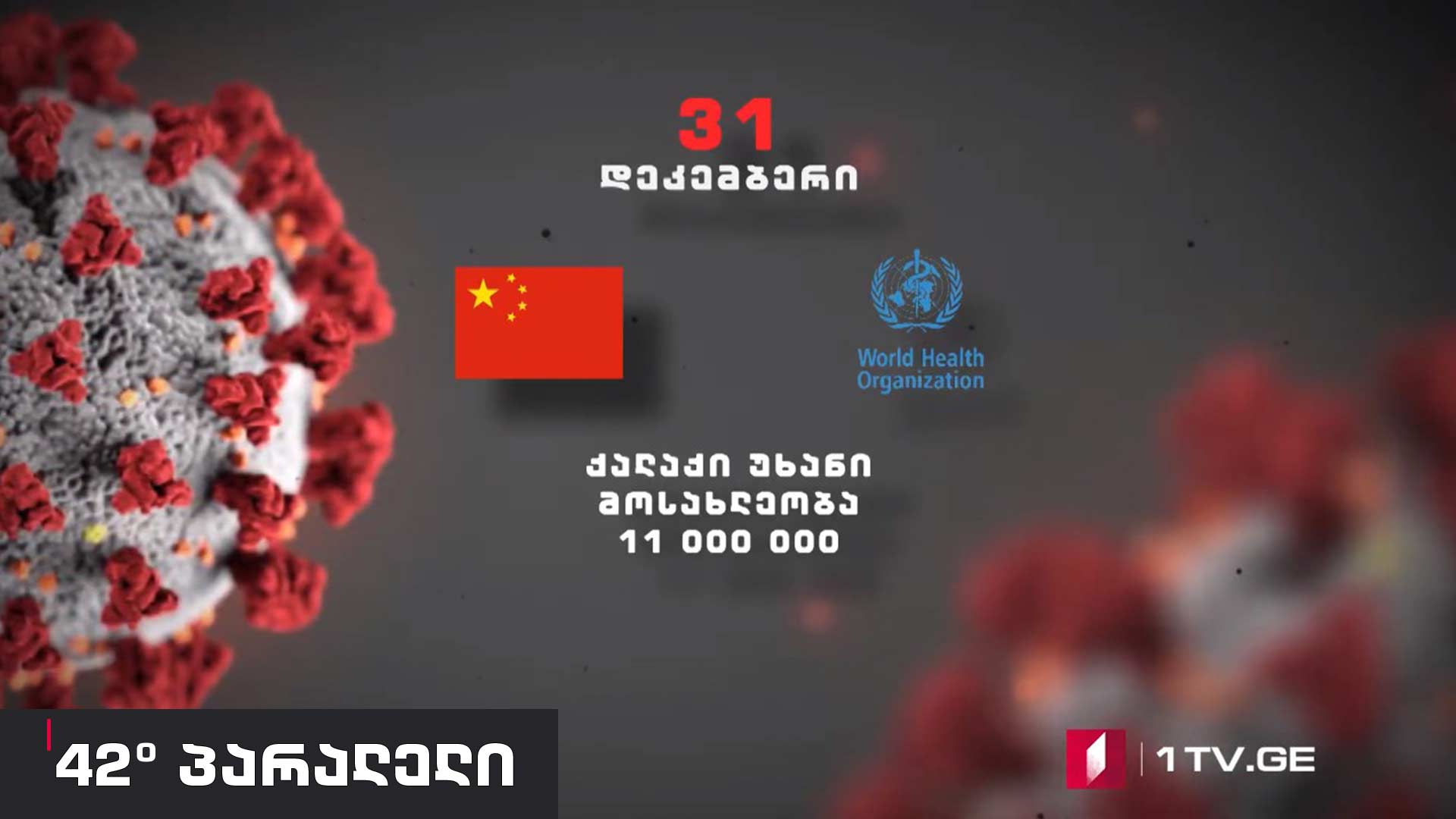 პირადი: 42° პარალელი – Made in China როგორ შეაჩერა ჩინეთმა კორონავირუსის ეპიდემია