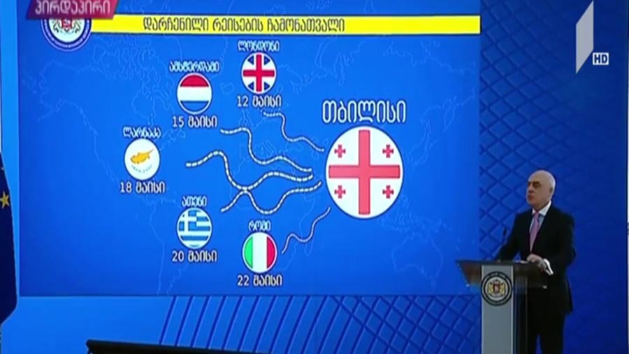 პრეზენტაცია საგარეო საქმეთა სამინისტროში