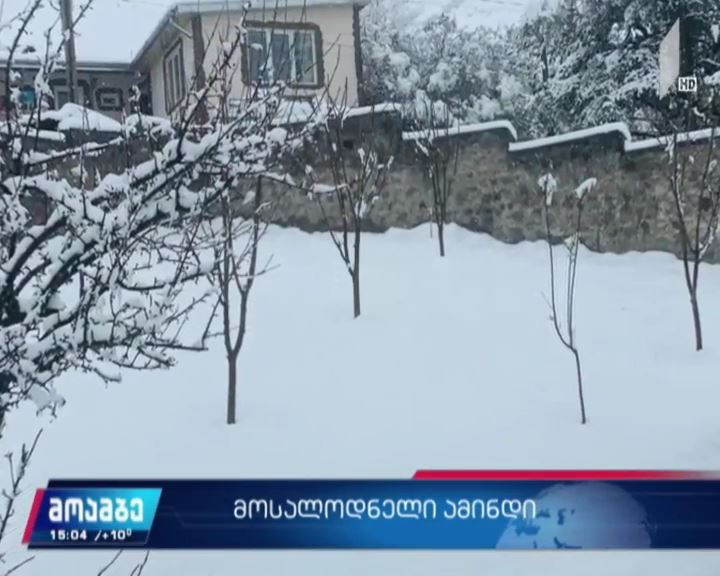 ამინდის პროგნოზი საქართველოში