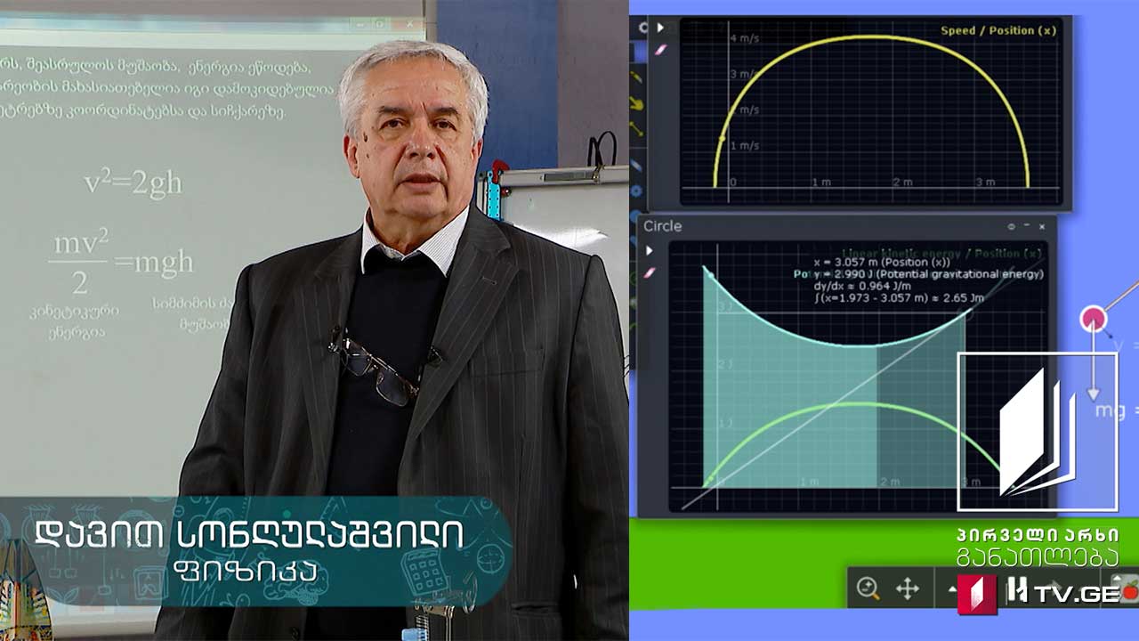 ფიზიკის დრო - პოტენციური და კინეტიკური ენერგია. ენერგიის მუდმივობის კანონი