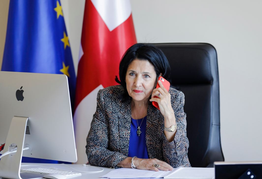საქართველოს პრეზიდენტსა და ლუქსემბურგის დიდ ჰერცოგს შორის სატელეფონო საუბარი გაიმართა