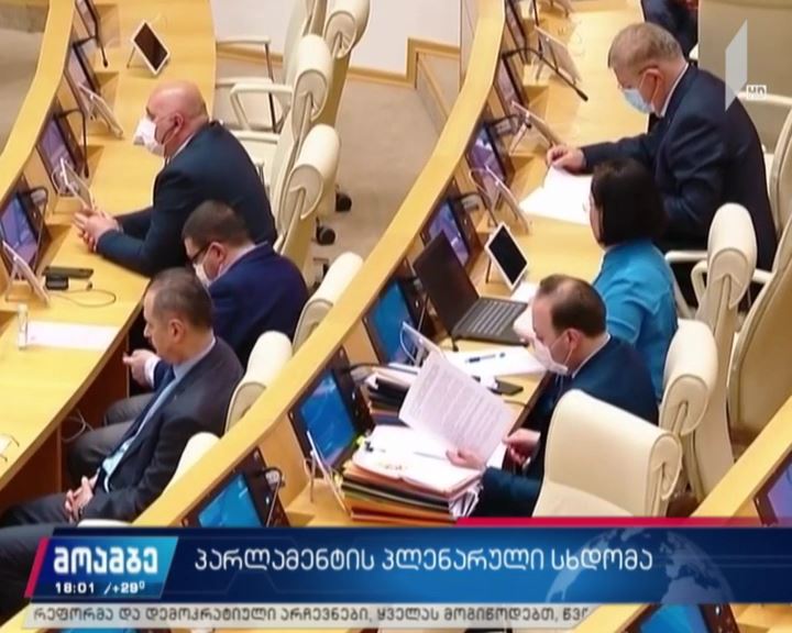 პარლამენტის პლენარული სხდომა