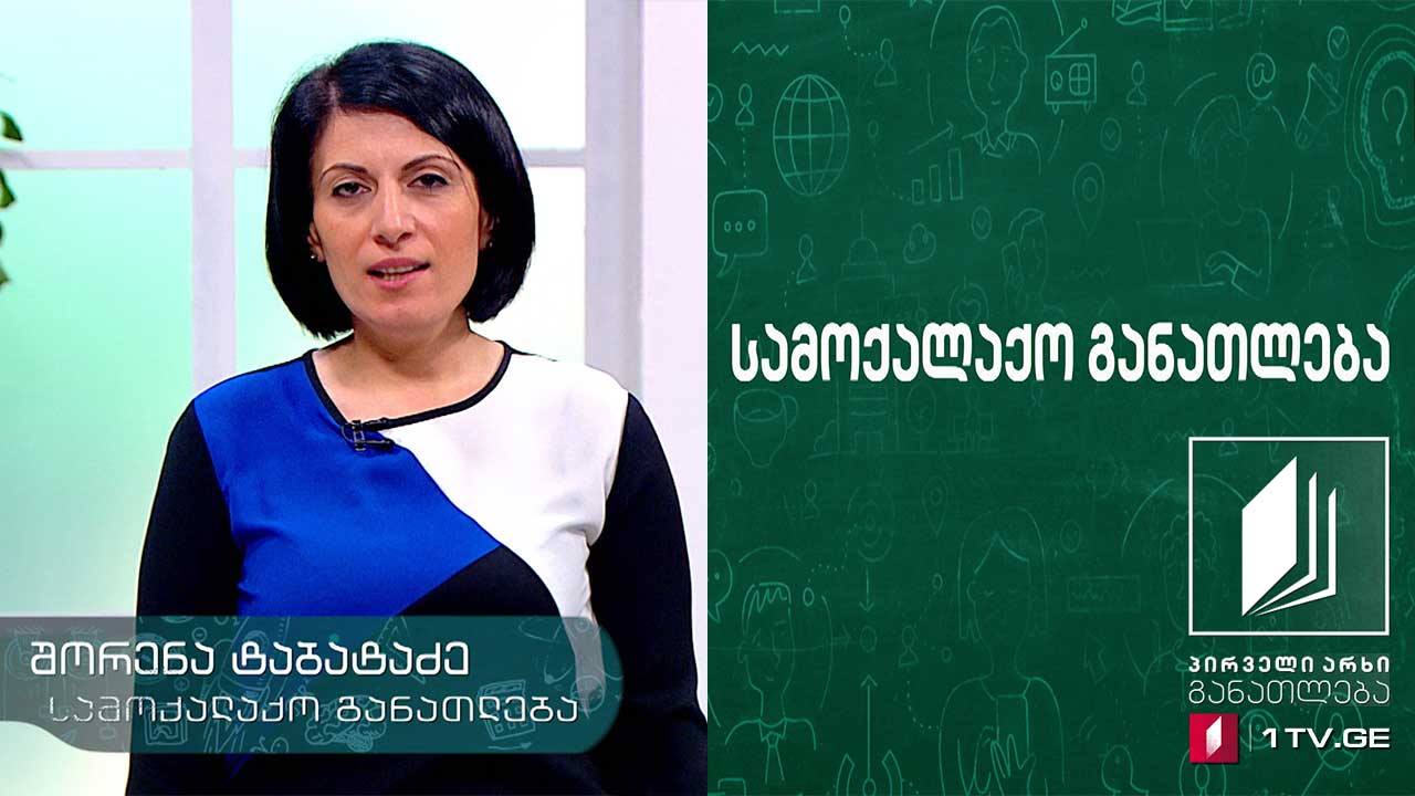 სამოქალაქო განათლება - მოხალისეობა #ტელესკოლა