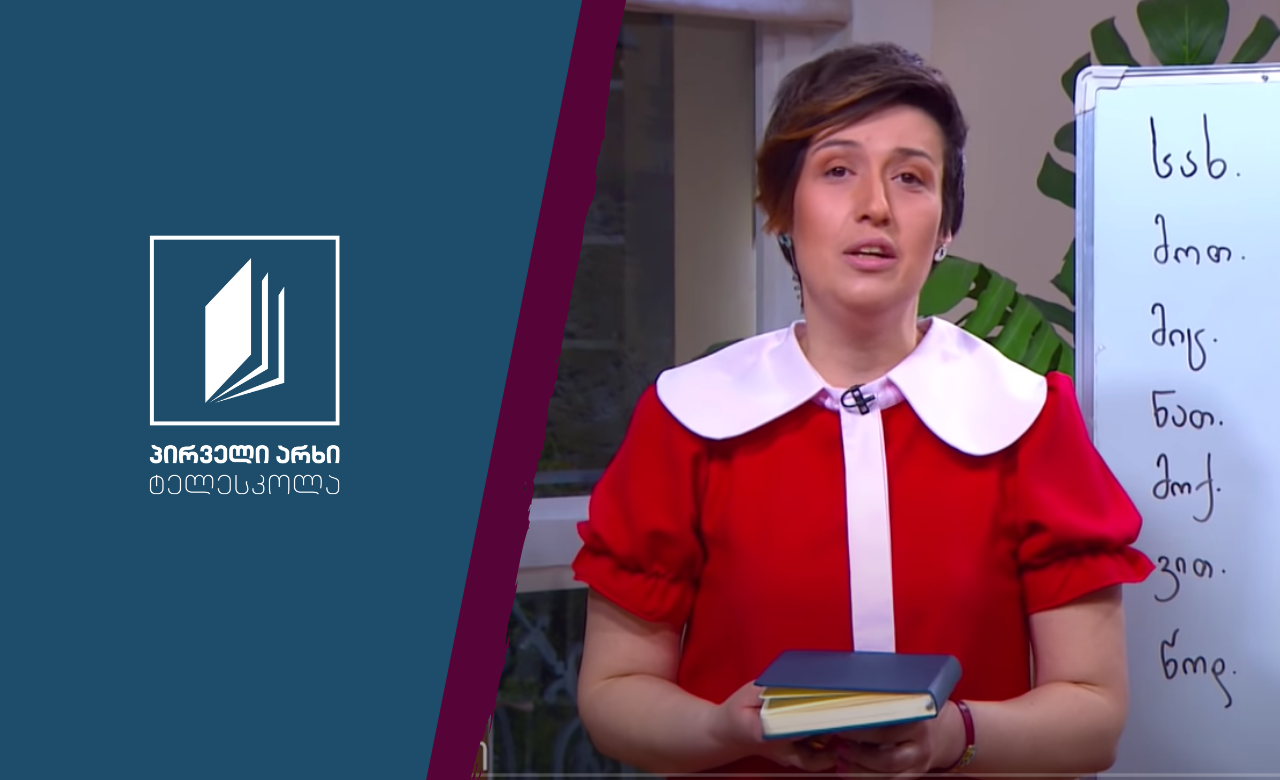 ქართული, VII კლასი - გრამატიკის გაკვეთილი, ნაცვალსახელთა მართლწერა #ტელესკოლა