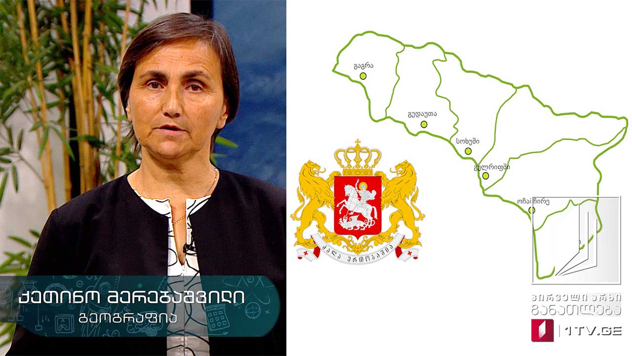 გეოგრაფია, IX კლასი - აფხაზეთი, 3 ივნისი, 2020 #ტელესკოლა