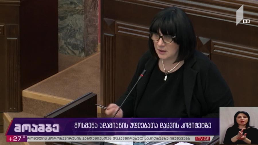 მოსმენა ადამიანის უფლებათა დაცვის კომიტეტზე