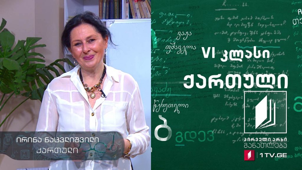 ქართული, VI კლასი – ვაჟა და ბუნება, 4 ივნისი, 2020 #ტელესკოლა